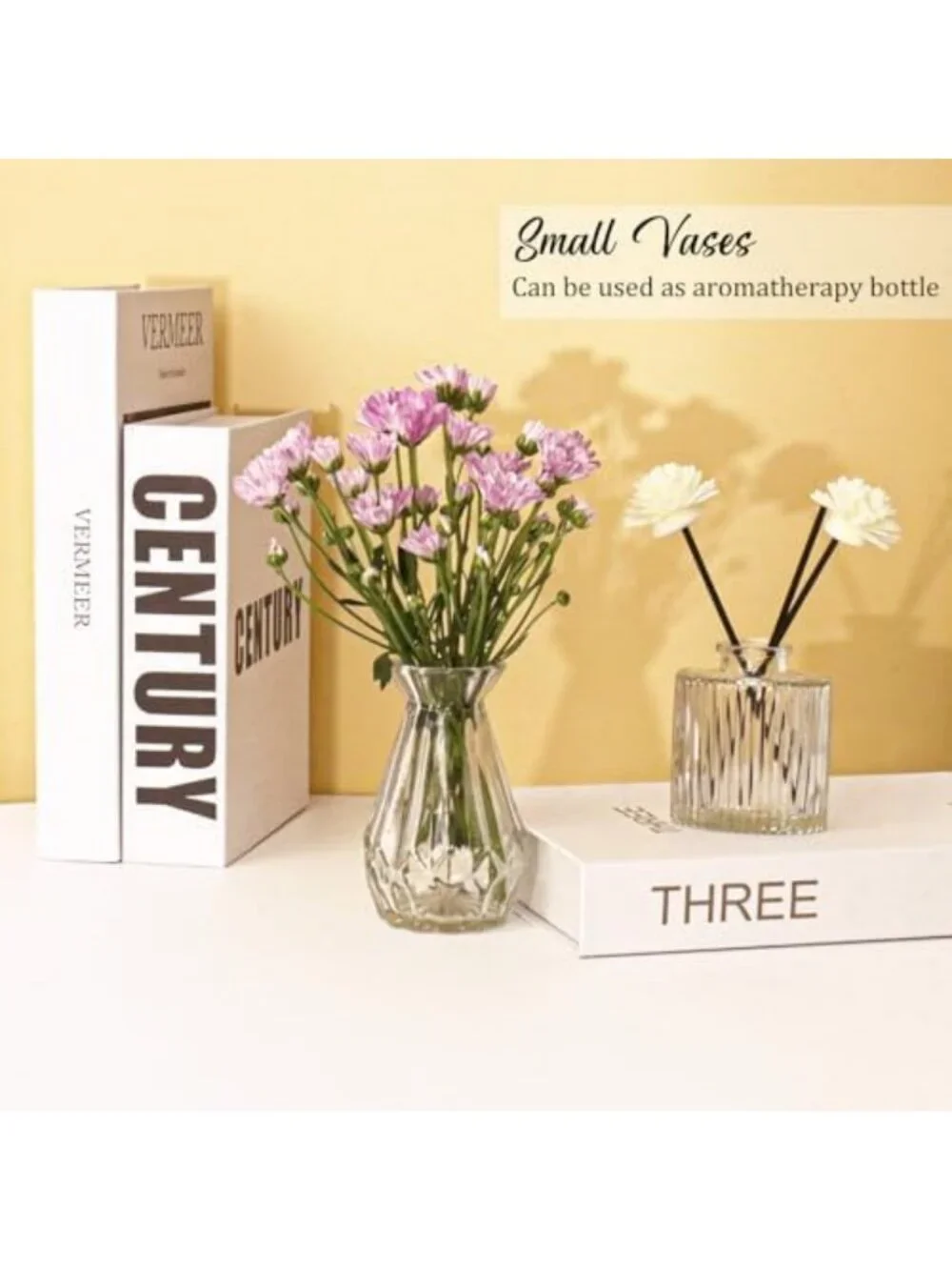 Set of 36 Small Glass Bud Vases for Elegant Centerpieces & Floral Arrangements